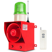 YASONG SLA-05BY 130dB Remote Control Siren, 2000m Range, 45W, 12 Tones, IP65, USB Audio, LED Strobe