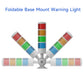 YASONG LTA-30-J LED Stack Tower Light, 1-5 Layers, Foldable Base, Strobe / Steady switchable, With or without buzzer