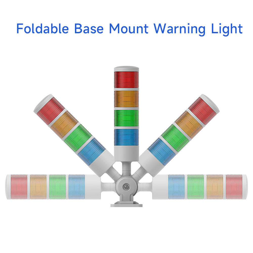 YASONG LTA-30-J LED Stack Tower Light, 1-5 Layers, Foldable Base, Strobe / Steady switchable, With or without buzzer