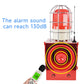 2000m Wireless Remote Siren 130dB - 45W Heavy Duty Outdoor Alarm with Strobe Light Adjustable Volume & Tone SLA-05CY-2000