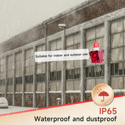 Sirena de alarma discreta para exteriores YASONG 130dB Sirena de alarma de seguridad ajustable por contacto para sensor, control de acceso de entrada, relé o panel de control SLA-05BK
