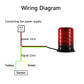 YASONG SLA-190-K 120dB LED Dry Contact Triggered Beacon  Siren Light, 4 Flash Modes, DC10-30V