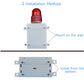 YASONG  Rechargeable 5000mAh Siren – 120dB IP55 Outdoor Alarm with LED Strobe, Emergency Security Backup Horn SLA-B02B