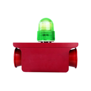 Sirène d'alarme industrielle à double avertisseur sonore étanche 130 dB Sirène d'urgence puissante avec gyrophare, port USB pour usine, entrepôt, maison, entreprise SLA-JB210