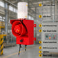SLA-315X Sound and Light Alarm Siren, 485 Communication RGB Color Switchable, 120dB Adjustable Volume, USB Voice Upload, IP65 Waterproof Industrial Warning Light for Factory Warehouse Construction Site