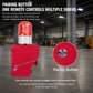 YASONG Industrial Wireless Outdoor Alarm Siren, 130dB Loud Speaker, 5Ah Backup Battery, 1.24 Mile Remote, USB Custom Voice, IP65 Waterproof Warning Sirens for Warehouse Factory Workshop Business