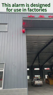 YASONG SLA-800K 120dB Dry Contact Trigger Alarm Siren, 12 Tones, IP65, USB Upload, LED Strobe
