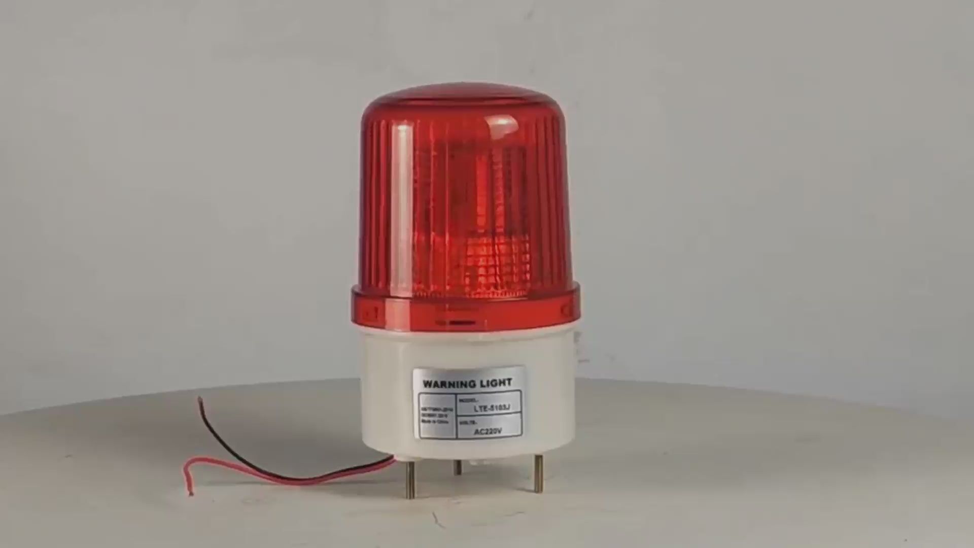 YASONG LED Strobe Light Industrial Warning Beacon Light with 90dB 