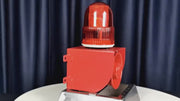 YASONG SLA-01K 120dB Contact Signal Industrial Alarm Siren, 25W, IP65, LED Strobe, AC/DC Voltage Options