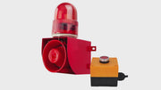 YASONG SLA-01Z 120dB Button Control Alarm Siren, 25W, IP65, LED Strobe, One-Button Linkage
