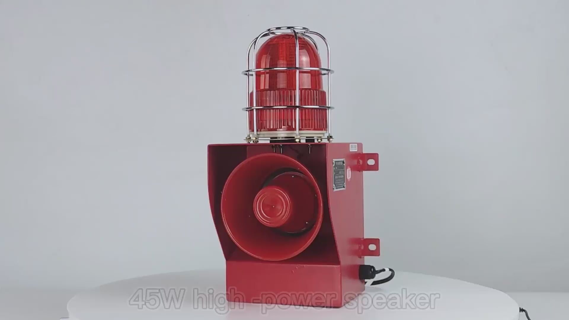 YASONG Outdoor Alarm Siren IP66 Waterproof Anti -collision 130dB