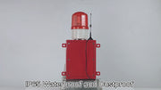 YASONG Sirena de Alarma Inalámbrica con Control Remoto de 2000m/1.24millas con Múltiples Controles Remotos Bocina de 130dB Sistema de Alarma de 45w AC100-120V SLA-05BY-2000