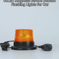 YASONG Amber 40 LED Beacon Strobe Light 12-24V Warning Flashing Light with Magnetic and 9.8ft Straight Cord for Vehicle Forklift Truck Tractor UTV