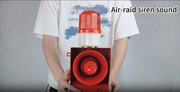 Sirène d'alarme industrielle YASONG SLA-05B 130dB 12 tonalités commutables 45W haute puissance Alarme incendie/tornade pour environnements bruyants Urgence
