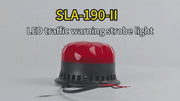 YASONG SLA-190-II 120dB LED Beacon Siren Light, 9 Tones, 2 Flash Modes, AC100-240V, Remote Control