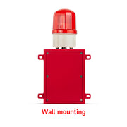 YASONG SLA-3100 130dB Recordable Industrial Alarm Siren, 30W, Microphone Speech Mode, IP65, LED Strobe