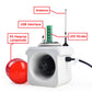 YASONG Wireless Remote Control Alarm Siren(2000m/500m), LED Strobe Warning Light 120dB Horn Power 15W for Loss Prevetion, Warehouse Factory SLA-800Y