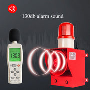 YASONG SLA-05BY 130dB Remote Control Siren, 2000m Range, 45W, 12 Tones, IP65, USB Audio, LED Strobe
