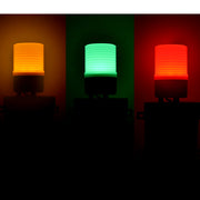 YASONG Sirène de sécurité à déclenchement discret ip65 120dB Avertisseur sonore Alarme de contact avec lumière stroboscopique rouge jaune vert pour usine/entreprise SLA-315