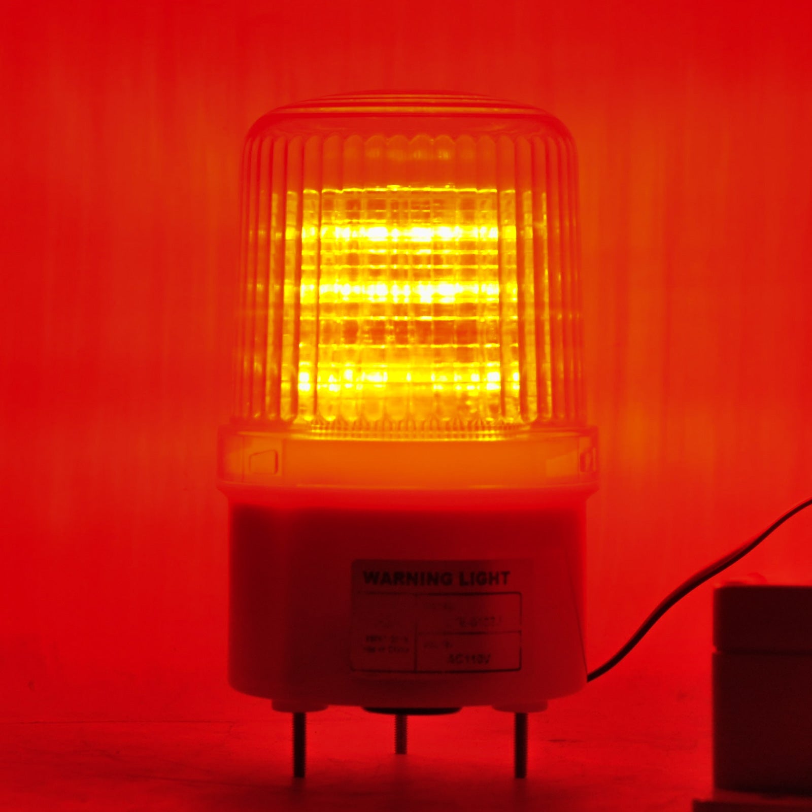 YASONG LED Strobe Light Industrial Warning Beacon Light with 90dB