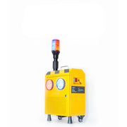 YASONG Feu de travail d'urgence portatif pour la maintenance routière, alarme et sirène - Haut-parleur 130 dB, stroboscope rouge et bleu, batterie 20 Ah - SLA-S001