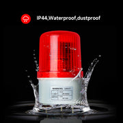 YASONG LTE-5103J LED Strobe Beacon Warning Light, 90dB Buzzer, 3W, IP44, Screw Mount, DC/AC Options